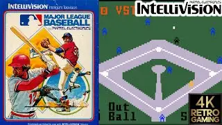 Major League Baseball Intellivision 4k Gameplay