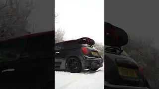 Mini F56 JCW IN THE SNOW! ❄️💙