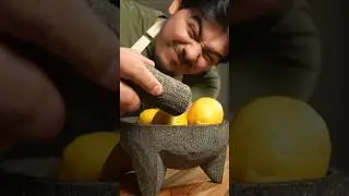 Lemon pepper inside lave rock!