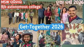 MSW Department Get-Together 2026 | BJB Autonomous College,  Bhubaneswar#villagerlifestyle #food