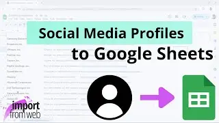 Find hundreds of Social Media Profiles in seconds with Google Sheets