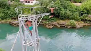 Skokovi u Donjoj Mahali, Mostar 2020