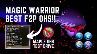 OMD BEST F2P OHS?! Maple OHS Test on Magic OMD | Toram Online