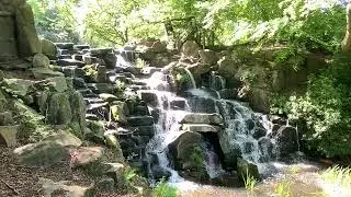Virginia Water Waterfall Slow Motion