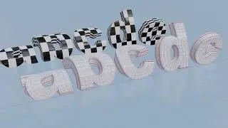 Fixing text topology in blender - part 2 - #23 Subdivision Surface Modelling