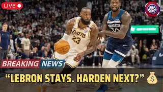NBA Free Agency 2025 Begins! LeBron Opts In, Harden, Kyrie & More Move । USA TODAY NEWS