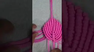 macrame leaf short video #trending #macramemakers #harekrishna #shortsfeed #tiktok