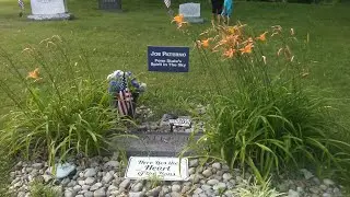 The grave of disgraced coach joe paterno