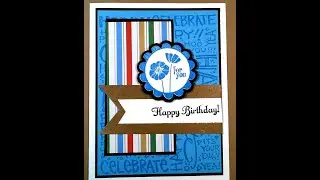 Using up 12 x 2 paper scraps - Trio of scrap cards