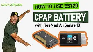 How to use EASYLONGER ES720 CPAP Backup Power with ResMed AirSense 10