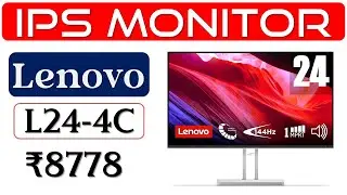 👉Lenovo L24-4C Monitor Review🔥कंप्यूटर मॉनिटर🔥24 Inch ​IPS Screen🔥Top Computer Monitor under 10000