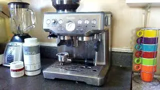 How to descale and clean Breville Barista espresso machine with Urnex products