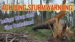 Orkan Goran heftiges Sturmtief zieht &uuml;ber Deutschland Unwetter Nordsee Brocken