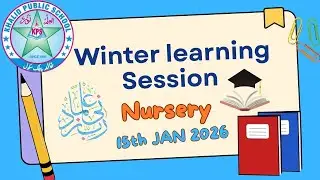 Winter Online learning session || nursery Maths || 15/01/2026 #kps #school #online