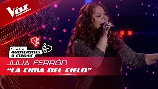 Julia Ferrón - “La cima del cielo” - Audiciones a Ciegas - La Voz Argentina 2022