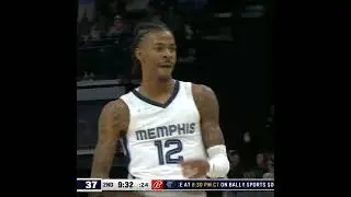 JA MORANT WITH AN INSANE PASS🥽😱⚡️ #highlights#nbahighlights#nbafullgamehighlights#nbalive