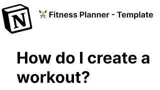 How do I create a workout?