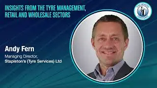 Andy Fern, Stapleton's Tyre Services speaking at the Tyre Industry Conference 2025