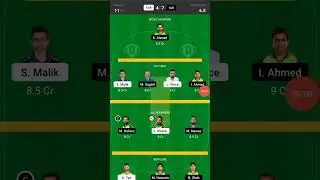 KAR vs QUE Dream11 Team #shorts #cricketlover #dream11predictions #shortvideo #cricketshorts