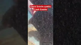 How to check Granite quality #kotastone #granite te