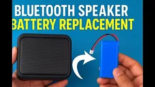 Bluetooth speaker battery replacement | DIY Bluetooth Speaker Repair |