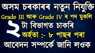 Job Assam 2022 // Assam Job // Assam Job News Today // by Assam Job Alert.job in assam 2022