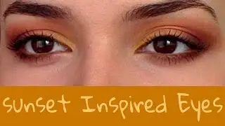 Sunset Inspired Makeup Look
