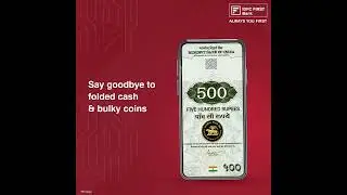 Ditch the leather for the better with the IDFC FIRST Bank Digital Rupee App