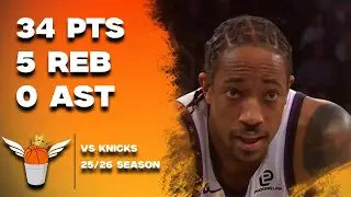 DeMar DeRozan 34 Points vs Knicks Full Highlights! (1/27/2026)