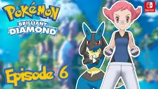 Pok&eacute;mon Brilliant Diamond Gameplay Walkthrough Part 6 - Sinnoh Region Chimchar (Nintendo Switch)