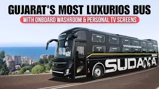 Ahmedabad To Porbandar In Sudama Travels Brand New Luxurious Volvo Sleeper Bus 