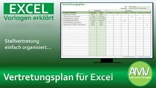 Excel-Vorlage Vertretungsplan &ndash; So organisierst du Stellvertretungen einfach und professionell