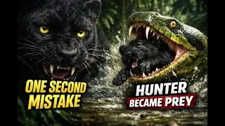 One Second Mistake | Black Panther Destroys Giant Anaconda