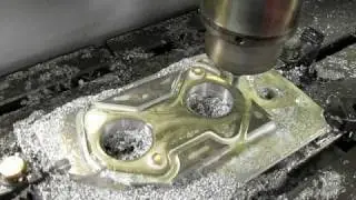 BRIDGEPORT CNC PROGRESS 6 - MILLING WEBER MANIFOLD FLANGES