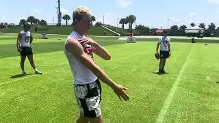 Adidas All-American Bowl Kicking Competition - Chris Sailer Kicking (Woodman, Freebury, Curtis)