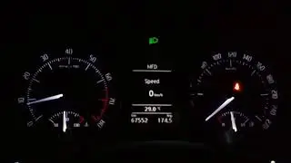 Skoda Superb needle sweep