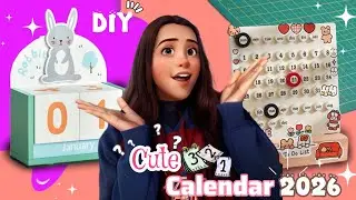 DIY 2 New Year FUN & CUTE Calendar 2026 || DIY Easy Calendar 
