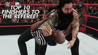 WWE 2K18 - Top 10 Finishers to the Referee #3 !