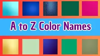 A to Z Color Names A to Z Clothes  | Learn Clothing Names for Kids | Cambridge UKG & Primary