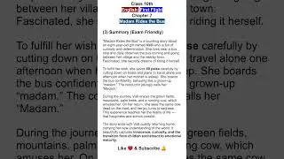 Madam Rides the Bus Summary, English First Flight Chapter 7, madam rides the bus class 10 summary