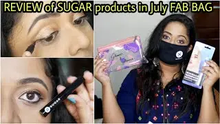 Fab Bag july 2020 |REVIEW & DEMO of SUGAR PRODUCTS |10% discount |Unboxing