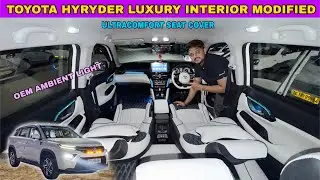 TOYOTA HYRYDER Ultimate Modification with ICE GREY w BLACK🔥 | Most LUXURIOUS INTERIOR | 📞8800591468