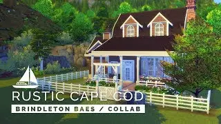 Sims 4  | Speedbuild  |  Brindleton Baes World Collab - Rustic Cape Cod