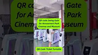 STXtek Barcode QR Code Ticket Turnstile System, QR Code E-Ticketing Turnstile #ticketturnstile