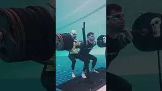 Присел 300 кг под водой🤿 новый мироаой рекорд