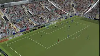 FM 2020 Blyth 1-1 Blackburn  Harry Brockbank indirect free kick goalie had a break