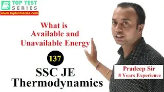 What is Available and Unavailable Energy in Hindi Thermodynamics SSC JE Classes- 137 Mechanical