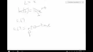 Finding Doubling Time Formula