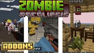 🔴Top 3 mejores addons de apocalipsis zombie &ndash; Minecraft Bedrock🔴