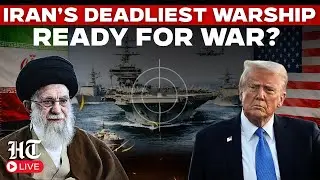 US-Iran Tensions LIVE: Iran&rsquo;s Most Dangerous Warship Ready To Attack? | Trump Vs Khamenei LIVE